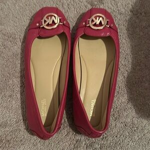 Michael Kors Burgundy Ballet Flats